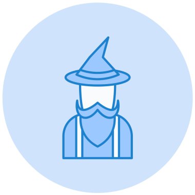 Bir insan simgesinin vektör illüstrasyonu