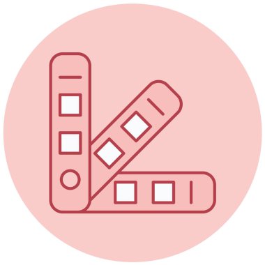 Kitap simgesi, basit tasarım vektör çizimi