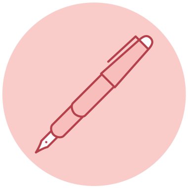 Kalem. Web simgesi basit illüstrasyon