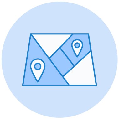 konum. Web simgesi basit illüstrasyon