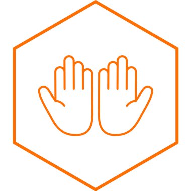 el simgesi vektör illüstrasyonu