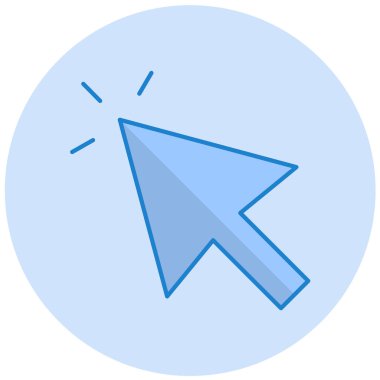 İmleç. Web simgesi basit illüstrasyon