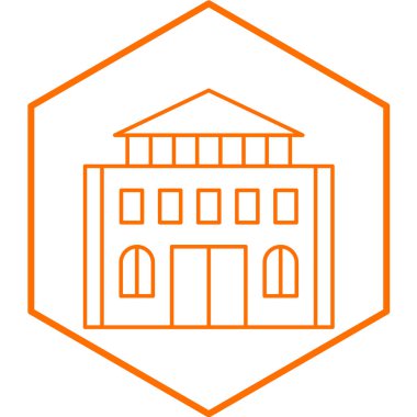 adliye binası simgesi modayı izole etti