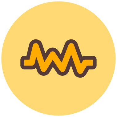 Nabız. Web simgesi basit illüstrasyon