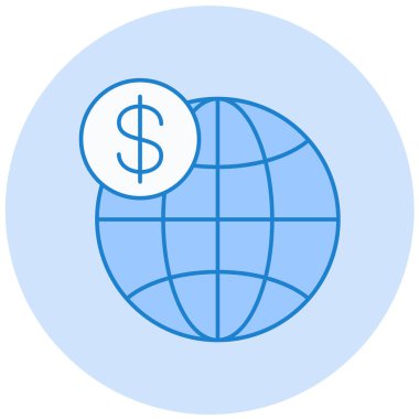 genel iş düz vektör simgesi