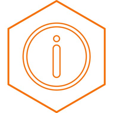 Bilgi modern simgesinin vektör illüstrasyonu