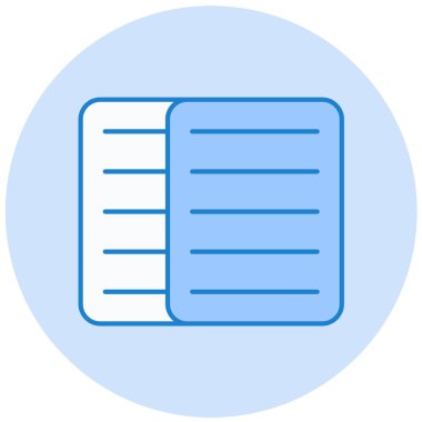 Kitap. Web simgesi basit illüstrasyon