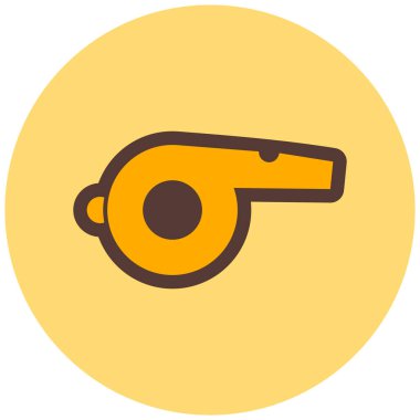 Islık. Web simgesi basit illüstrasyon