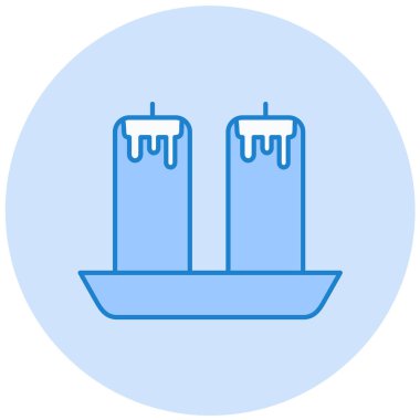 Su. Web simgesi basit illüstrasyon