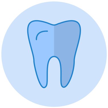 Diş. Web simgesi basit illüstrasyon