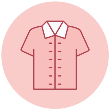 Tişört. Web simgesi basit illüstrasyon