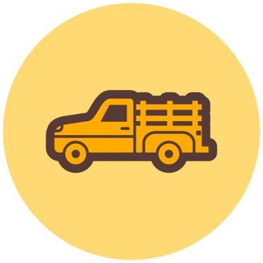 - Araba. Web simgesi basit illüstrasyon