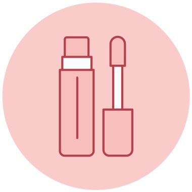 Ruj izi. Web simgesi basit illüstrasyon