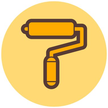 Boya silindiri. Basit resimleme