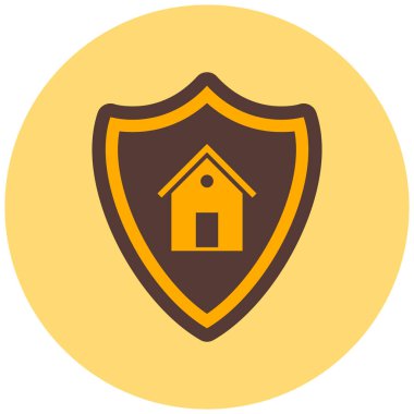 Ev. Web simgesi basit illüstrasyon