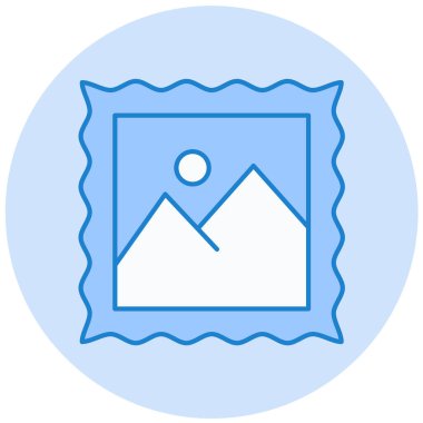 resim modern simge vektör illüstrasyonu