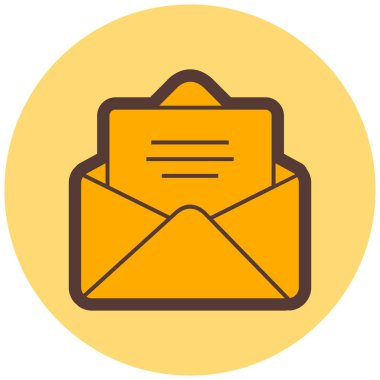 E- posta simgesi vektör illüstrasyonu