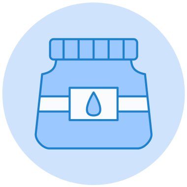 Kavanoz. Web simgesi basit illüstrasyon