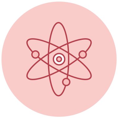atom. Web simgesi basit tasarım