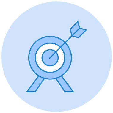 Hedef. Web simgesi basit illüstrasyon