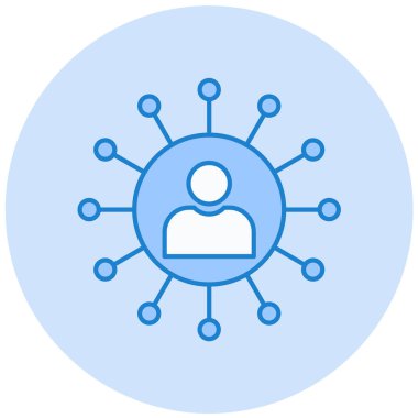 hiyerarşi. Web simgesi basit illüstrasyon