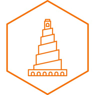 Yapı simgesinin vektör illüstrasyonu