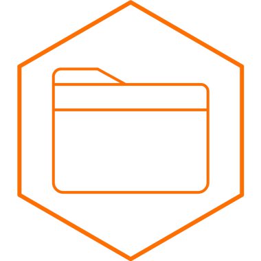 dosya yöneticisi simge vektör illüstrasyonu