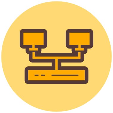 ağ paylaşımı. Basit resimleme