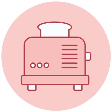 Tost makinesi ikonu. Basit tasarım