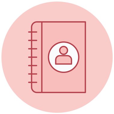 Kitap. Web simgesi basit illüstrasyon