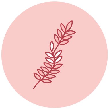 Buğday. Web simgesi basit illüstrasyon