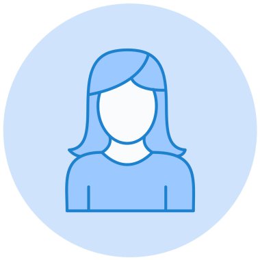 avatar. Web simgesi basit illüstrasyon