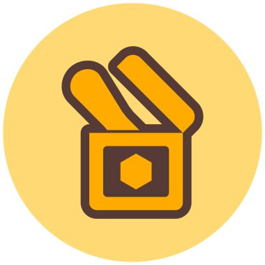 Hediye kutusu. Basit resimleme