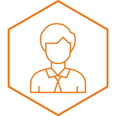 Patron basit simgesi, vektör çizim