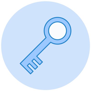 Anahtar. Web simgesi basit illüstrasyon