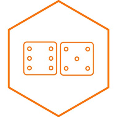 zar simgesi vektör illüstrasyonu