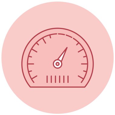 Hız göstergesi. Web simgesi basit tasarım