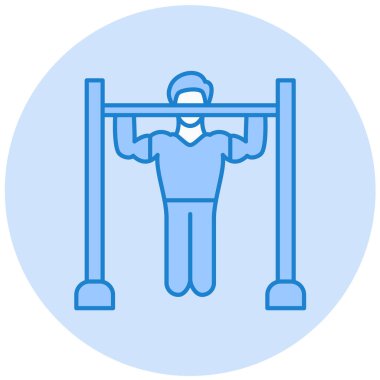 ağırlık kaldırma vektörü simgesi