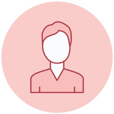 Avatar simgesi, vektör illüstrasyonu