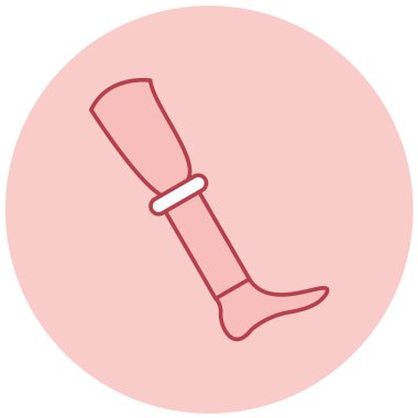 bacak ikonu vektör illüstrasyonu