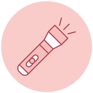 el feneri. Web simgesi basit illüstrasyon