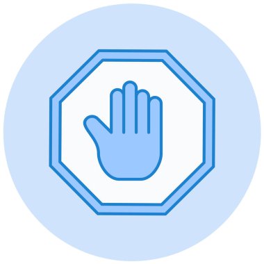 Dur işareti. Basit resimleme