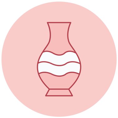 Web, vektör illüstrasyonu için benzersiz simge