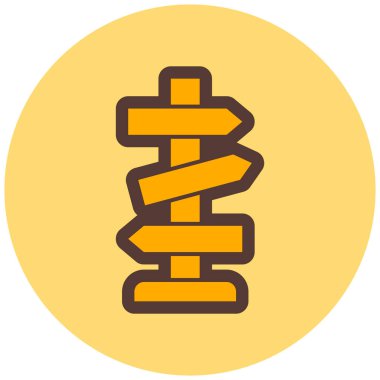 İşaret çubuğu simgesinin vektör illüstrasyonu