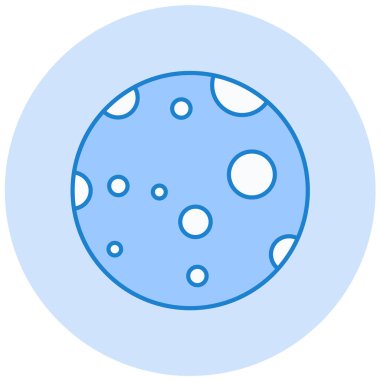 Ay. Web simgesi basit tasarım