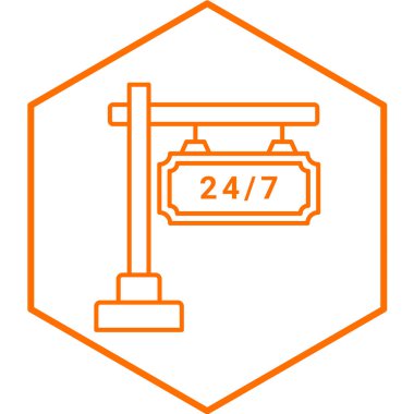 Beyaz arkaplanda çizgi simgesi izole edildi. vektör illüstrasyonu