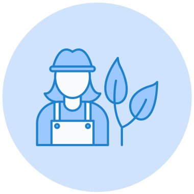 Bahçıvanlık modern ikon vektör illüstrasyonu