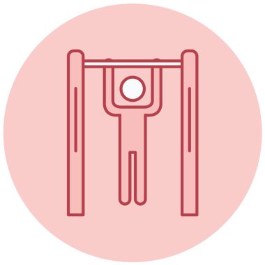 Bir spor simgesinin vektör illüstrasyonu