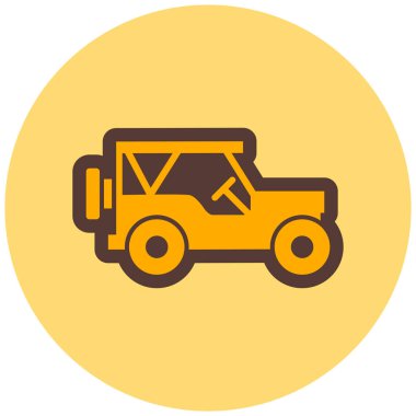 - Araba. Web simgesi basit illüstrasyon