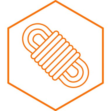 İp simgesinin vektör illüstrasyonu